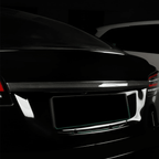 [Real Carbon Fiber] Rear Tailgate Trim Strip Cover for Model S 2022.06+