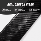 [Real Carbon Fiber] Rear Tailgate Trim Strip Cover for Model S 2022.06+