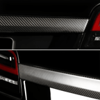 [Real Carbon Fiber] Rear Tailgate Trim Strip Cover for Model S 2022.06+