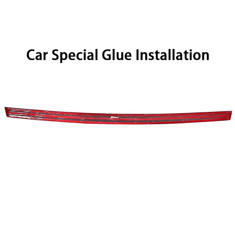 [Real Carbon Fiber] Rear Tailgate Trim Strip Cover for Model S 2022.06+