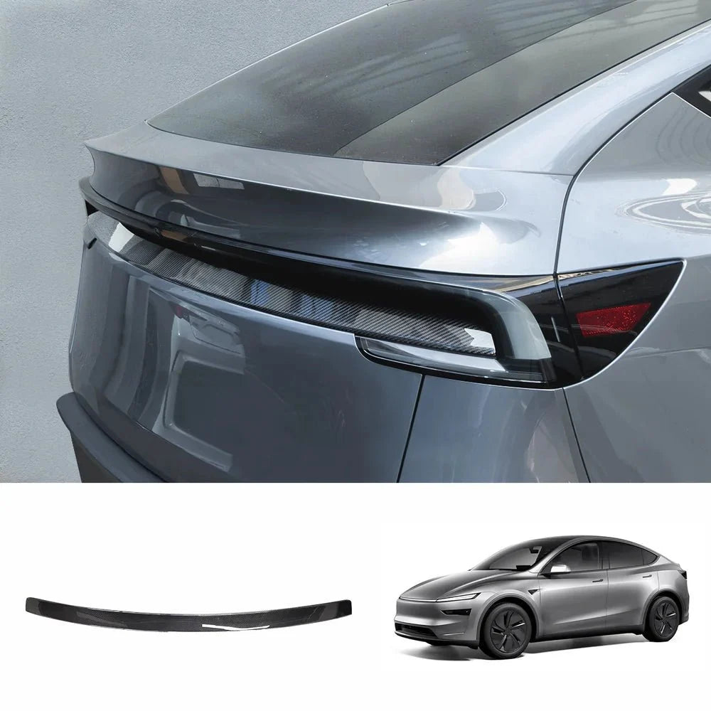 [Real Carbon Fiber] Rear Tailgate Trim Strip for Tesla Model Y Juniper 2025+