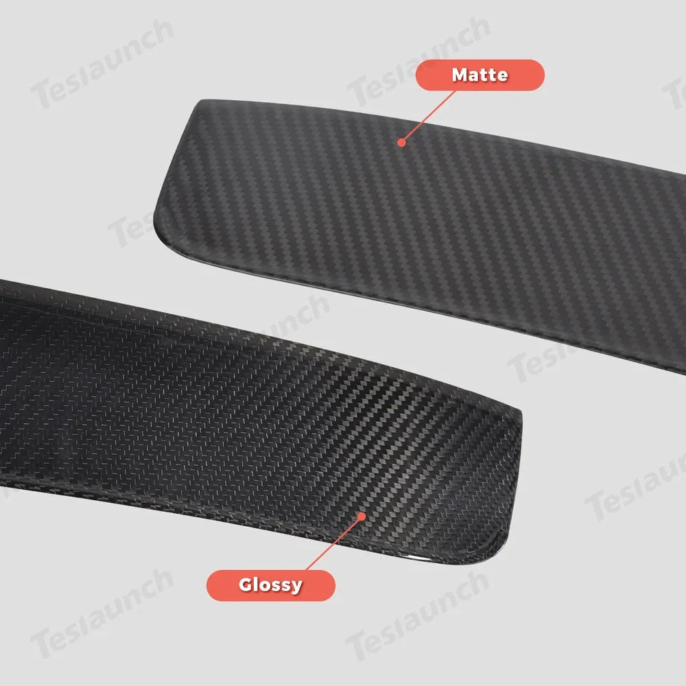 [Real Carbon Fiber] Rear Tailgate Trim Strip for Tesla Model Y Juniper 2025+