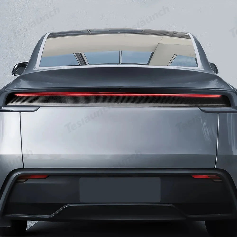 [Real Carbon Fiber] Rear Tailgate Trim Strip for Tesla Model Y Juniper 2025+