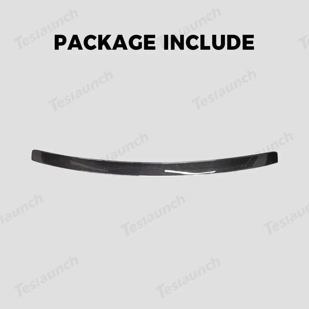 [Real Carbon Fiber] Rear Tailgate Trim Strip for Tesla Model Y Juniper 2025+