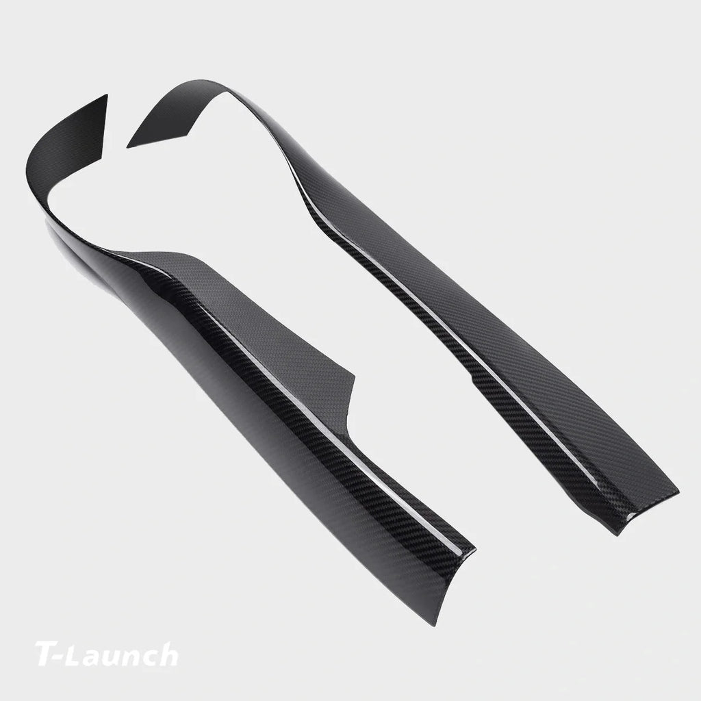 [Real Carbon Fiber] Rear Trunk Inner Panel Covers (2 PCS) for Tesla Model X 2022+