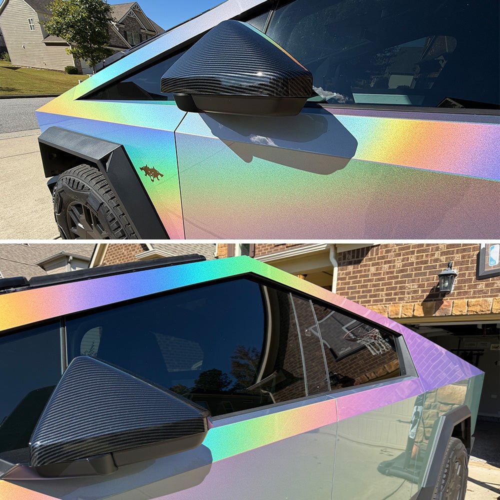 [Real Carbon Fiber] Rear View Mirror Covers (1 Pair) for Cybertruck