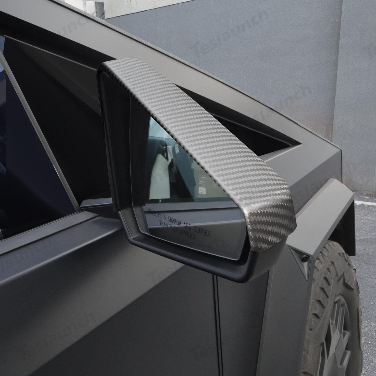 [Real Carbon Fiber] Rear View Mirror Covers (1 Pair) for Cybertruck