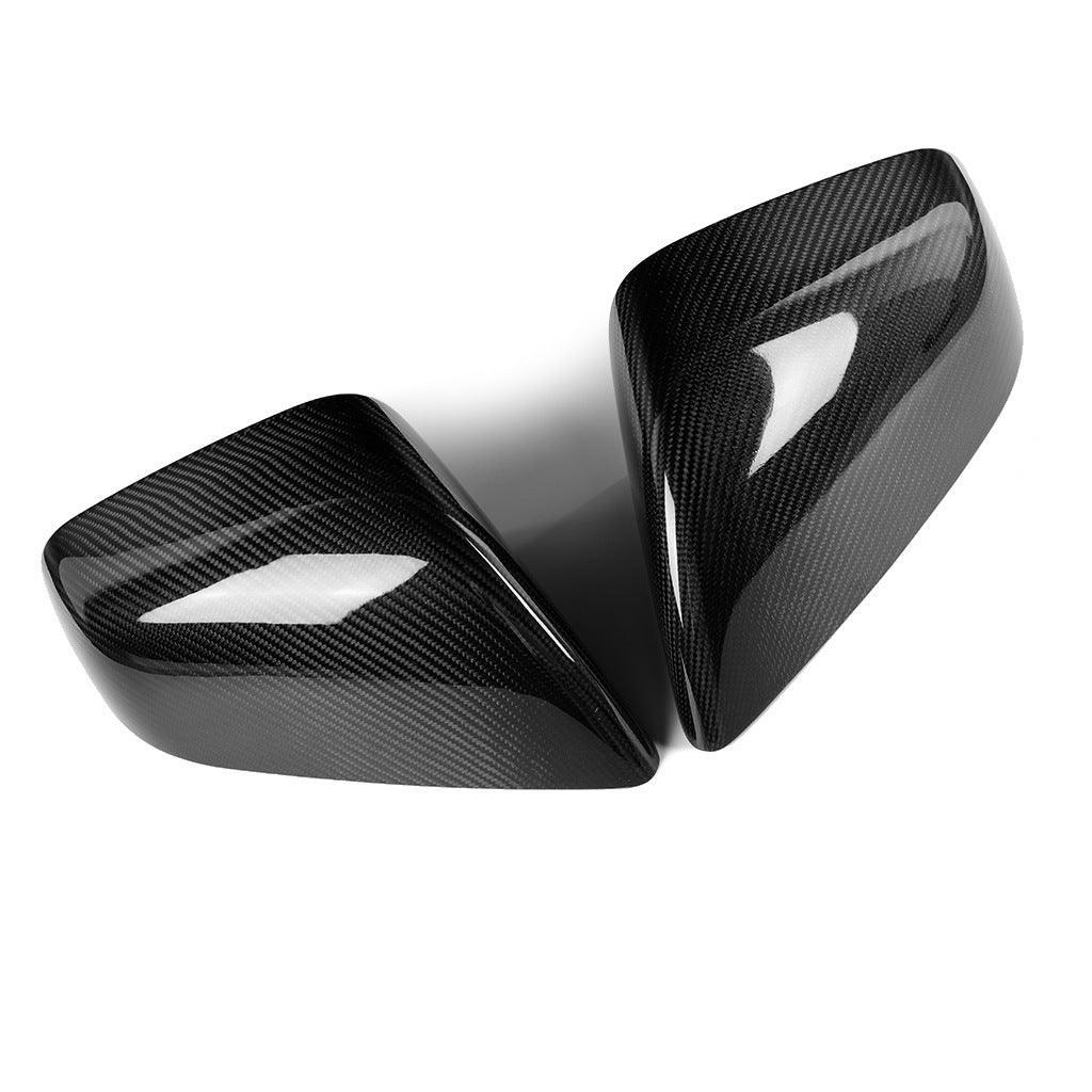 [Real Carbon Fiber] Rear View Mirror Covers For Tesla Model X (1 Pair) (2015-2020)