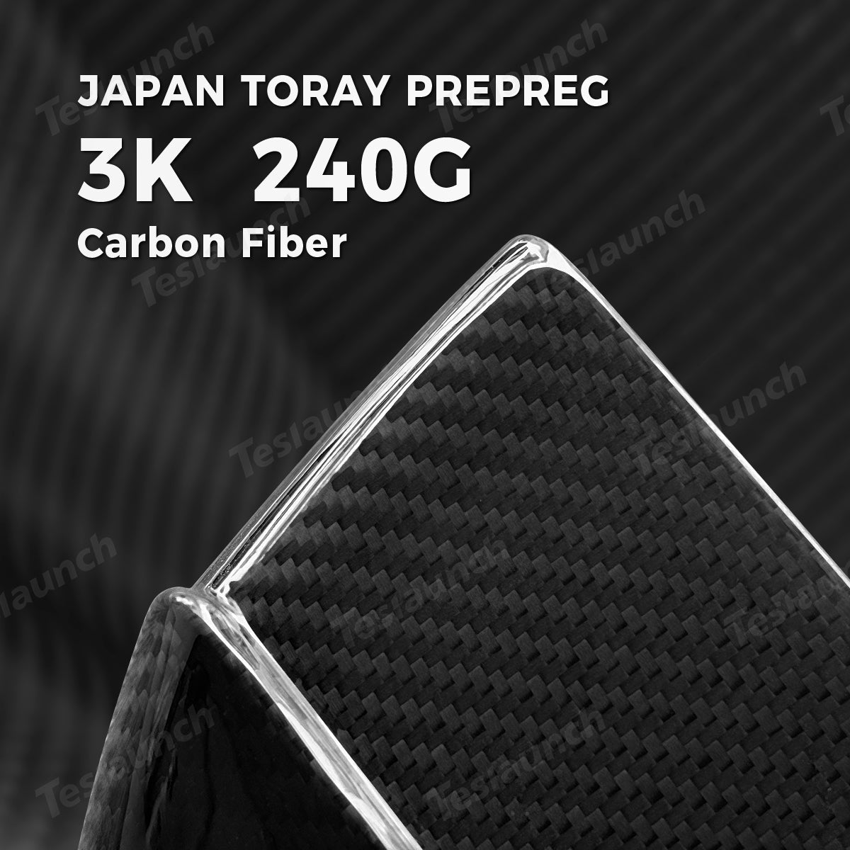 [Real Carbon Fiber] Rear View Mirror Covers for Tesla Model Y Juniper 2025+ (1 Pair)