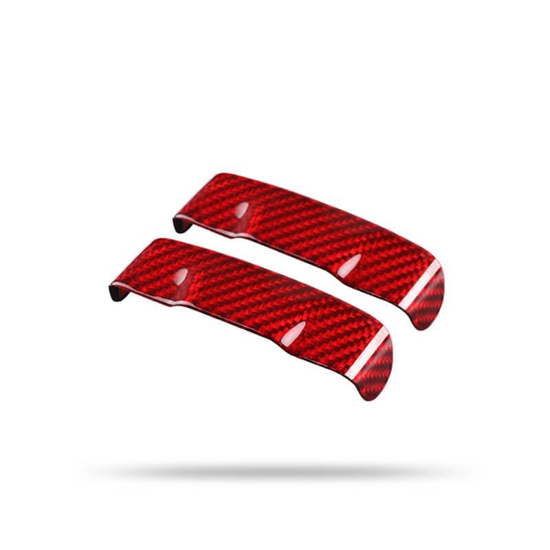 [Real Carbon Fiber] Seat Belt Fascia Cover For Model 3/Y Accessories (2017+)