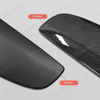 [Real Carbon Fiber] Steering Wheel Airbag Center Trim Cover for Tesla Model Y Juniper 2025+