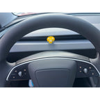 [Real Carbon Fiber] Steering Wheel Base Upper Trim Cover for Tesla Model 3 Highland 2024+
