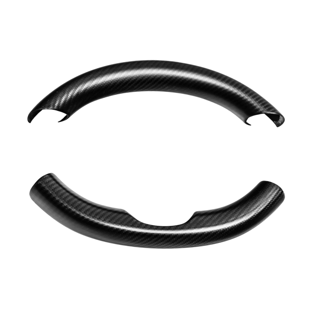 [Real Carbon Fiber] Steering Wheel Caps Cover For Tesla 2024+ Model 3 Highland