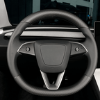 [Real Carbon Fiber] Steering Wheel Caps Cover For Tesla 2024+ Model 3 Highland