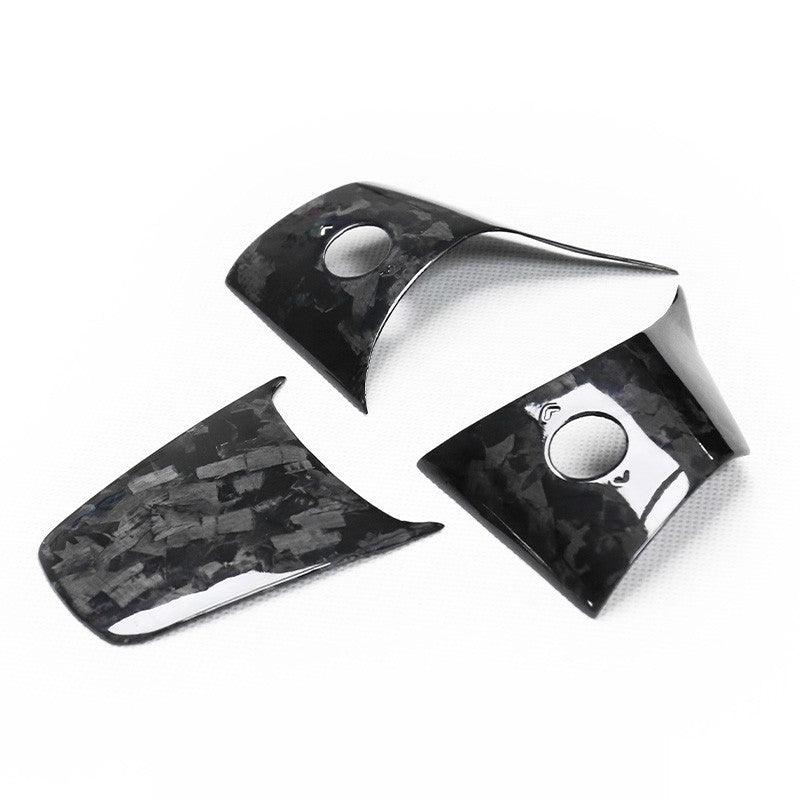[Real Carbon Fiber] Steering Wheel Cover For Model 3/Y Accessories (2017-2023)
