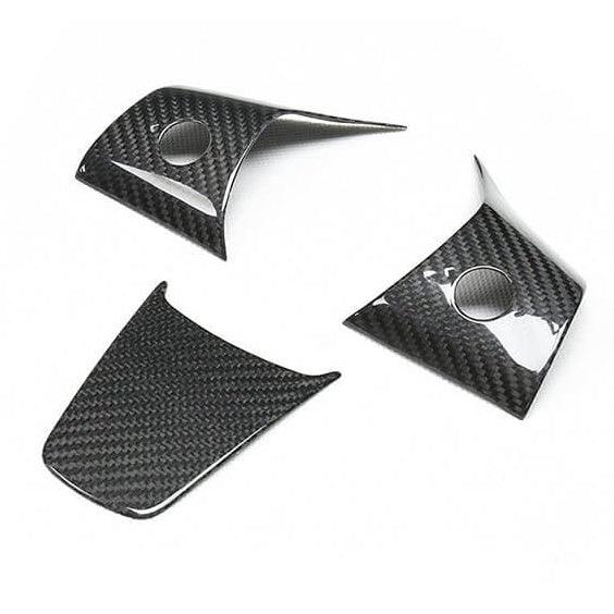 [Real Carbon Fiber] Steering Wheel Cover For Model 3/Y Accessories (2017-2023)