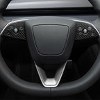 [Real Carbon Fiber] Steering Wheel Panel Covers (2PCS) for Tesla Model 3 Highland 2024+
