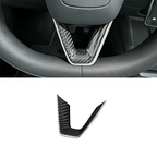 [Real Carbon Fiber] Steering Wheel V-Cover For Tesla 2024+ Model 3 Highland