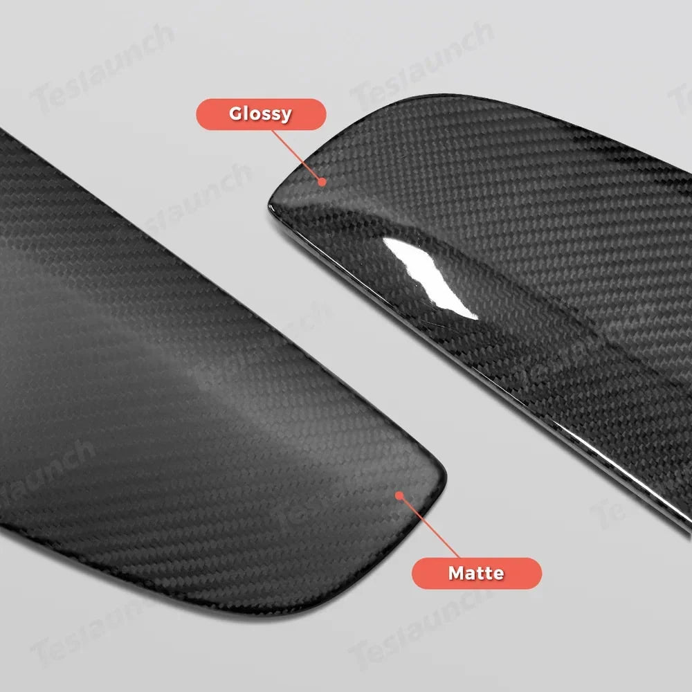 [Real Carbon Fiber] Steering Wheel V-Cover for Tesla Model Y Juniper 2025+
