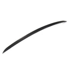 [Real Carbon Fiber] Trunk Chrome Delete Applique Tailgate Trim For Tesla Model X 2021+ (No hole style)