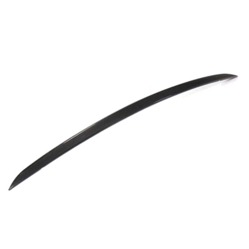 [Real Carbon Fiber] Trunk Chrome Delete Applique Tailgate Trim For Tesla Model X 2021+ (No hole style)