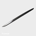 [Real Carbon Fiber] Trunk Chrome Delete Applique Tailgate Trim For Tesla Model X 2021+ (No hole style)