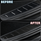 [Real Carbon Fiber] Trunk Sill Trim Covers (3 PCS) for Tesla Model X 2015-2023