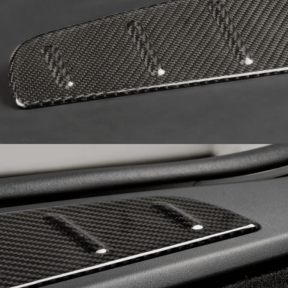 [Real Carbon Fiber] Trunk Sill Trim Covers (3 PCS) for Tesla Model X 2015-2023