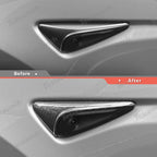 [Real Carbon Fiber] Turn Signal Camera Overlay Covers For Tesla Model 3 Highland (2 Pcs)