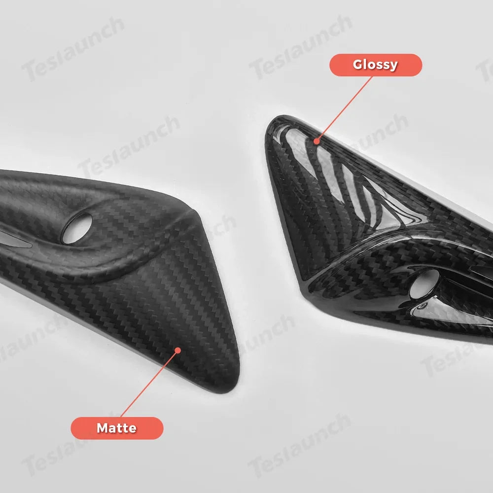[Real Carbon Fiber] Turn Signal Camera Overlay Covers For Tesla Model 3 Highland (2 Pcs)