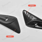 [Real Carbon Fiber] Turn Signal Camera Overlay Covers For Tesla Model 3 Highland (2 Pcs)