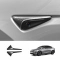 [Real Carbon Fiber] Turn Signal Camera Overlay Covers For Tesla Model Y Juniper 2025+ (2 Pcs)