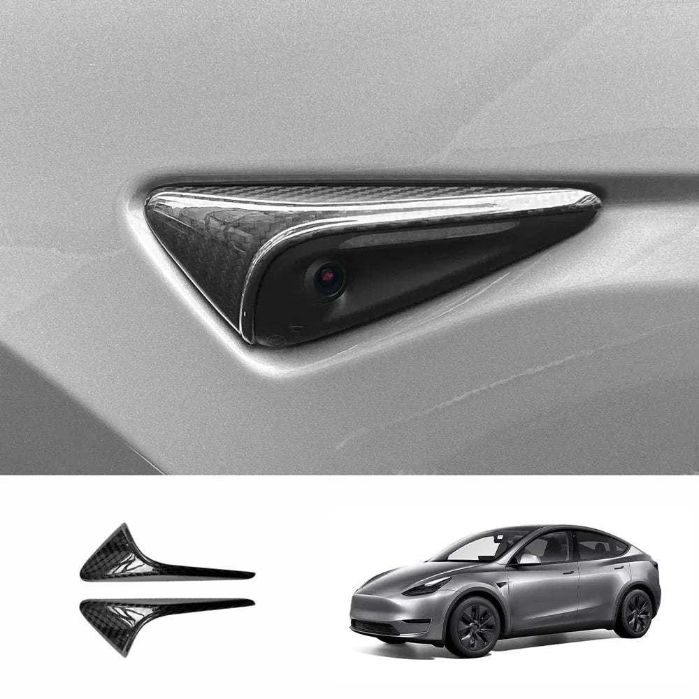 [Real Carbon Fiber] Turn Signal Cover For Model 3/Y (1 Pair)