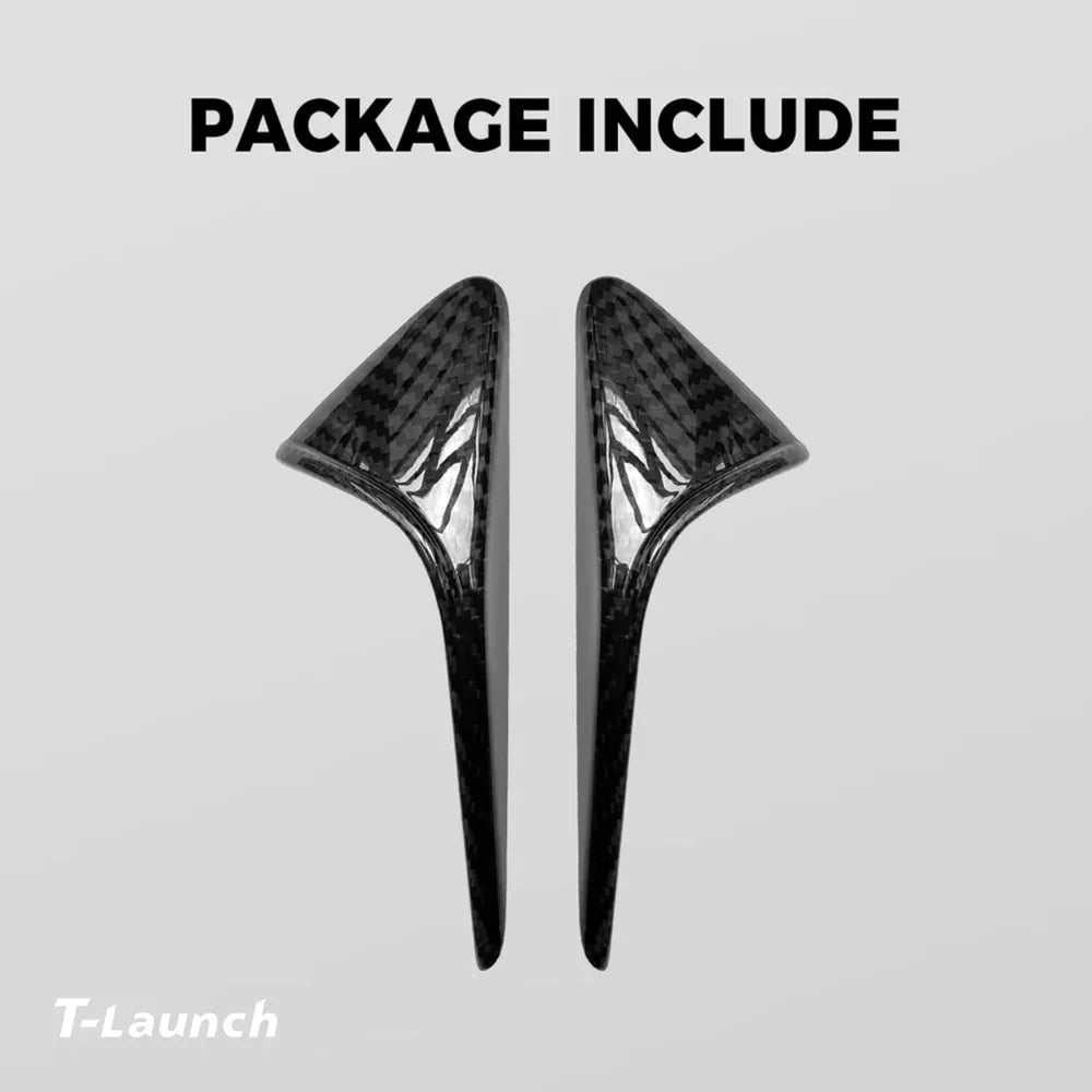 [Real Carbon Fiber] Turn Signal Cover For Model 3/Y (1 Pair)
