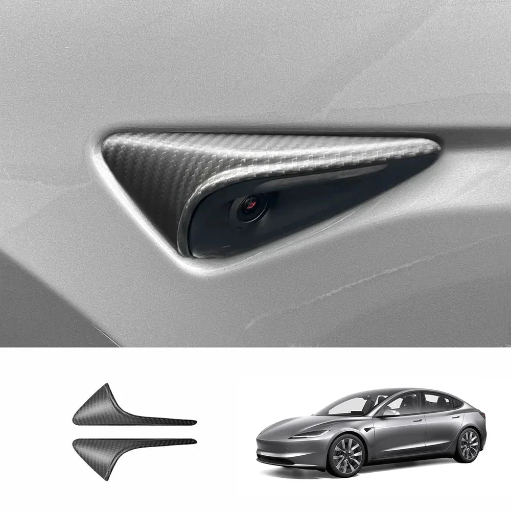 [Real Carbon Fiber] Turn Signal Cover For Model 3/Y (1 Pair)