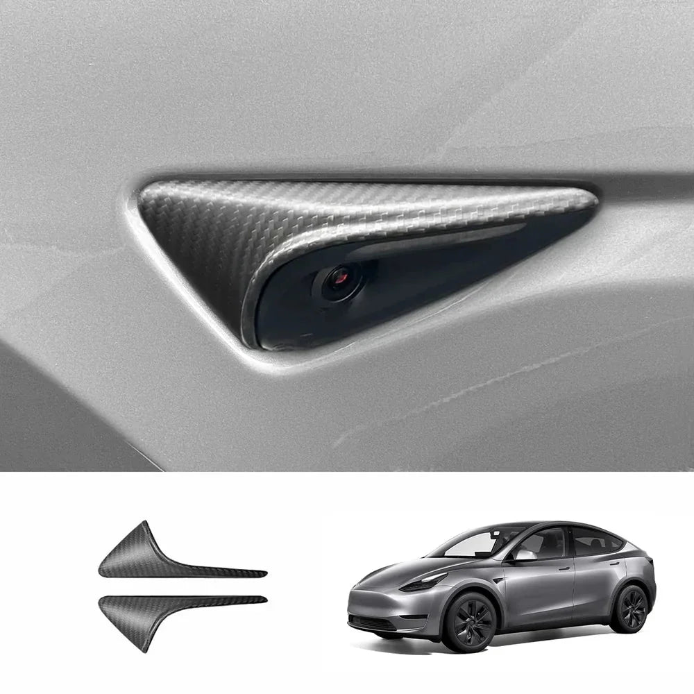 [Real Carbon Fiber] Turn Signal Cover For Model 3/Y (1 Pair)
