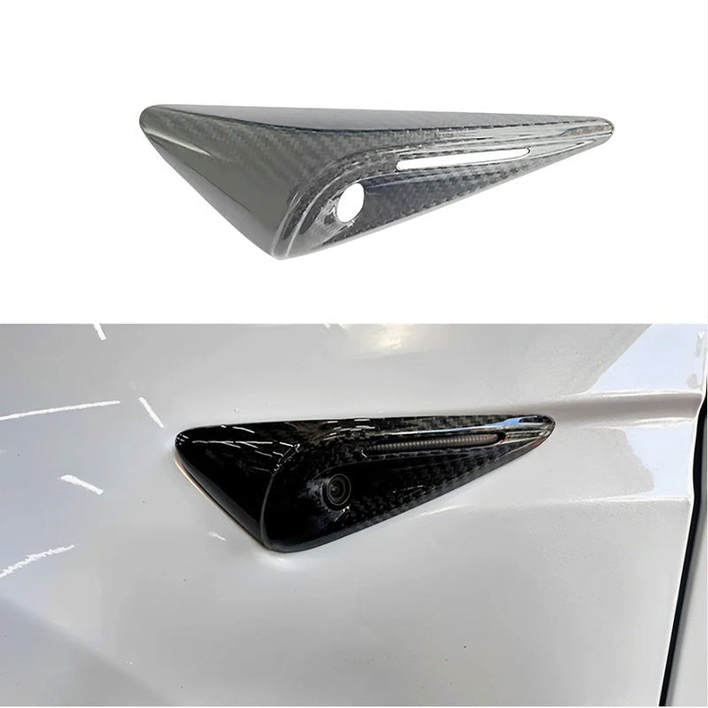 [Real Carbon Fiber] Turn Signal Cover For Model X (1 Pair) 2021+