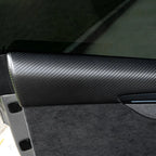 [Real Carbon Fiber] Upper Door Panel Trim Overlay Covers for Tesla Model Y Juniper 2025+