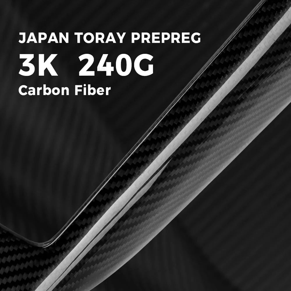 [Real Carbon Fiber] Wireless Charging Area Trim for Tesla Model Y Juniper 2025+