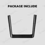 [Real Carbon Fiber] Wireless Charging Area Trim for Tesla Model Y Juniper 2025+