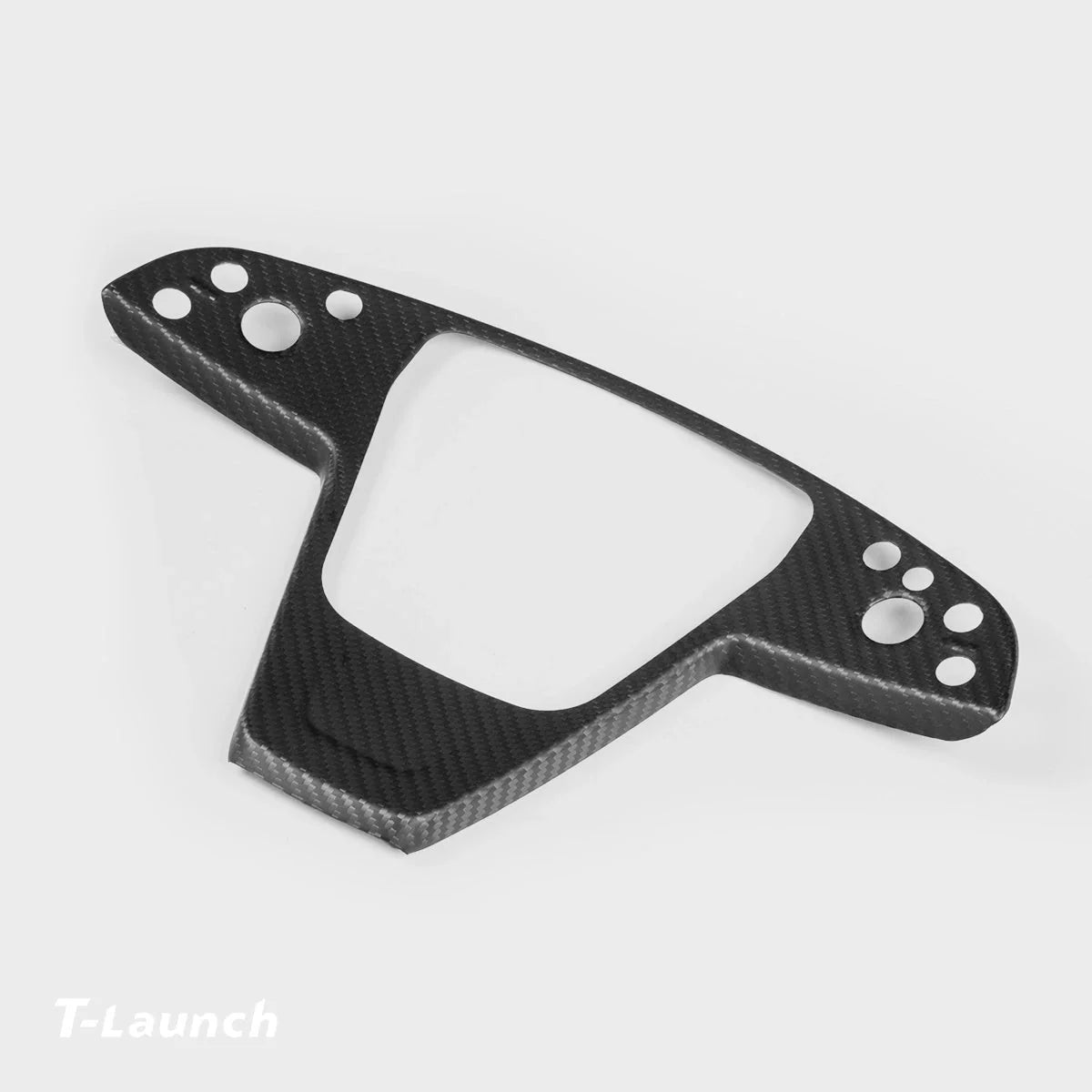 [Real Carbon Fiber] Yoke Steering Wheel Cover Overlay Plate Panel For Model S/X (2021+)