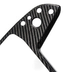 [Real Carbon Fiber] Yoke Steering Wheel Cover Overlay Plate Panel For Model S/X (2021+)