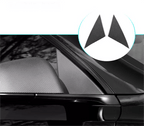Real Dry Carbon Fiber A-Pillar Accent Overlays for Model 3 / Y