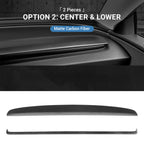 Miroken Real Dry Carbon Fiber Dashboard Cover Overlay for Model 3 Highland / Model Y Juniper