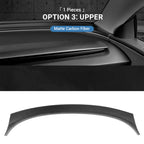 Miroken Real Dry Carbon Fiber Dashboard Cover Overlay for Model 3 Highland / Model Y Juniper