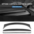 Miroken Real Dry Carbon Fiber Dashboard Cover Overlay for Model 3 Highland / Model Y Juniper