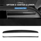 Miroken Real Dry Carbon Fiber Dashboard Cover Overlay for Model 3 Highland / Model Y Juniper