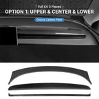 Miroken Real Dry Carbon Fiber Dashboard Cover Overlay for Model 3 Highland / Model Y Juniper
