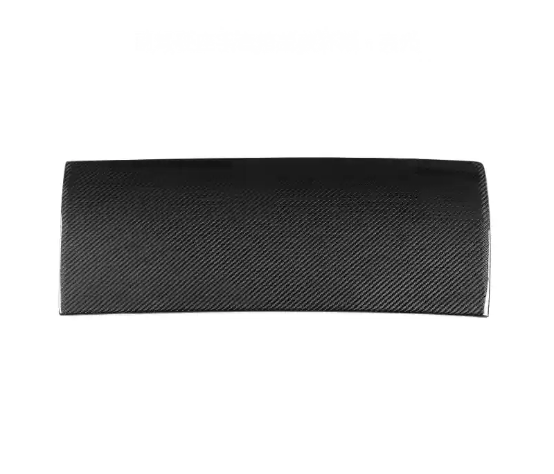 Real Dry Carbon Fiber Glove Box Cover Overlay for Model Y / 3