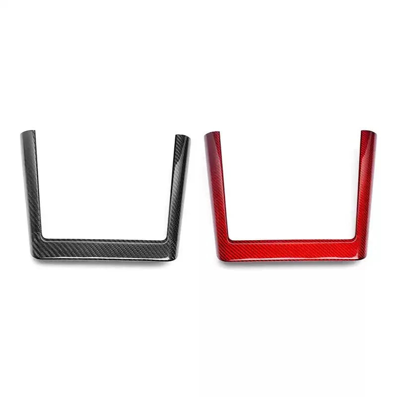 Real Dry Carbon Fiber Wireless Charging Frame for New Model Y & Model 3 Highland